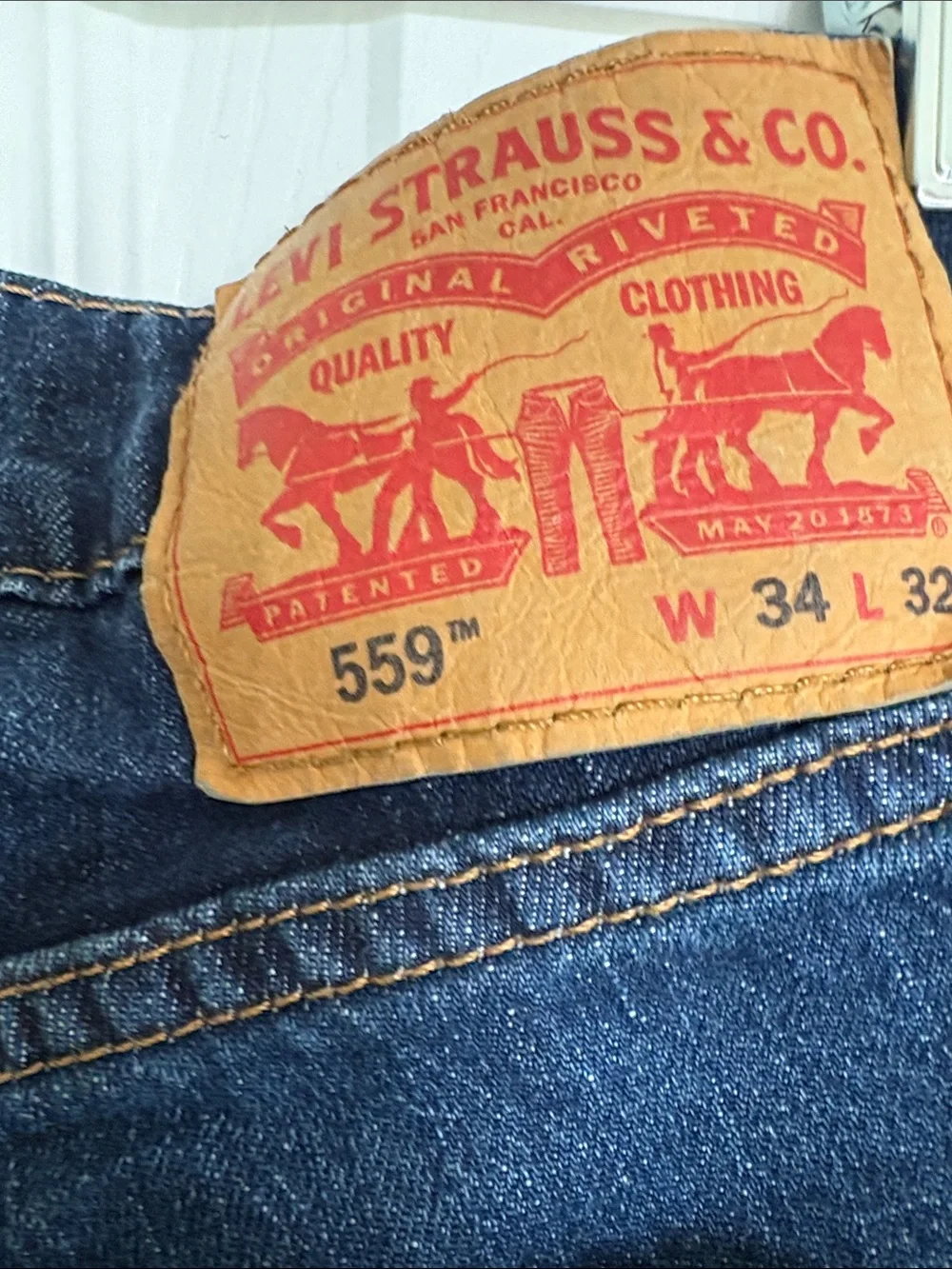 Levi's Men's Indigo Straight Jeans